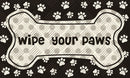 Wipe Your Paws Embossed Floor Mat,41em2167