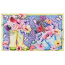 Floral Boots Embossed Floor Mat,41em2508