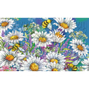 Watercolor Daisies Embossed Floor Mat,41em2517