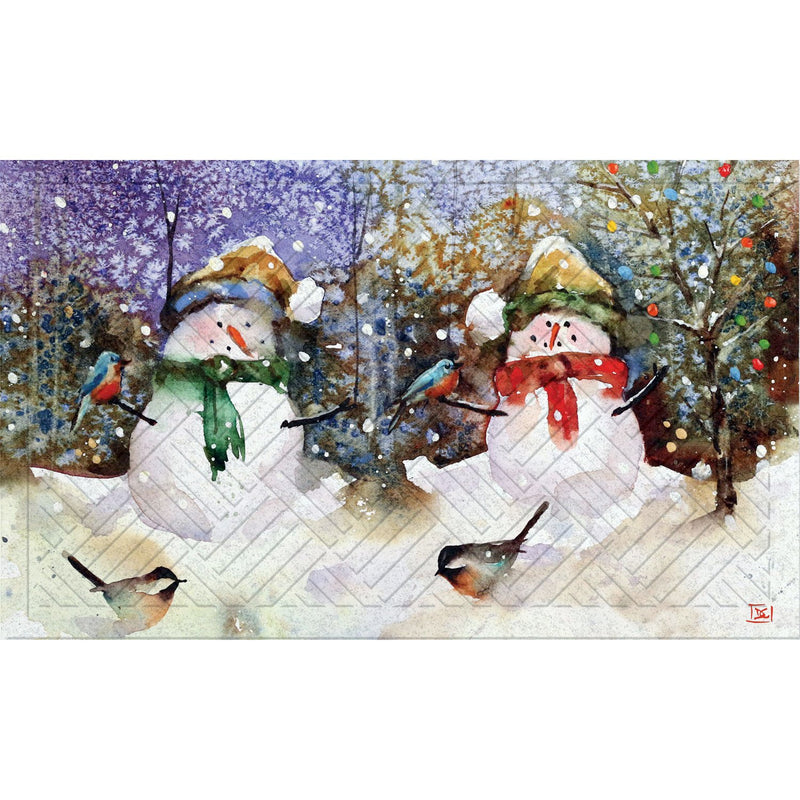 Snowball Duo Embossed Floor Mat,41em2552