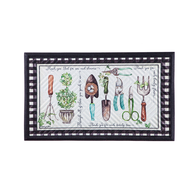 Potting Shed Embossed Floor Mat,41em2563