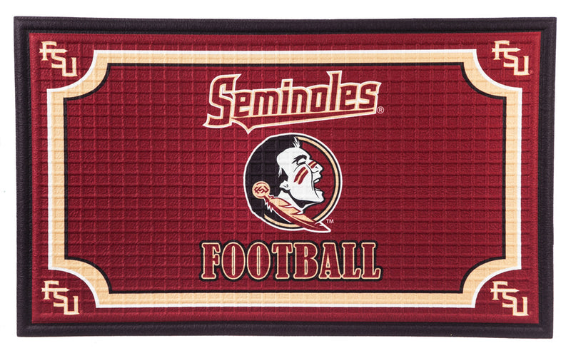 Embossed Door Mat-Florida State,41em918