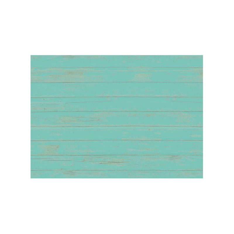Evergreen Floormat,Blue Wood Plank Layering Mat,42x0.08x26.5 Inches