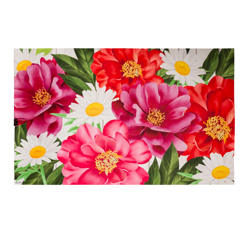 Evergreen Floormat,Blooming Layering Mat,0.08x42x26.5 Inches
