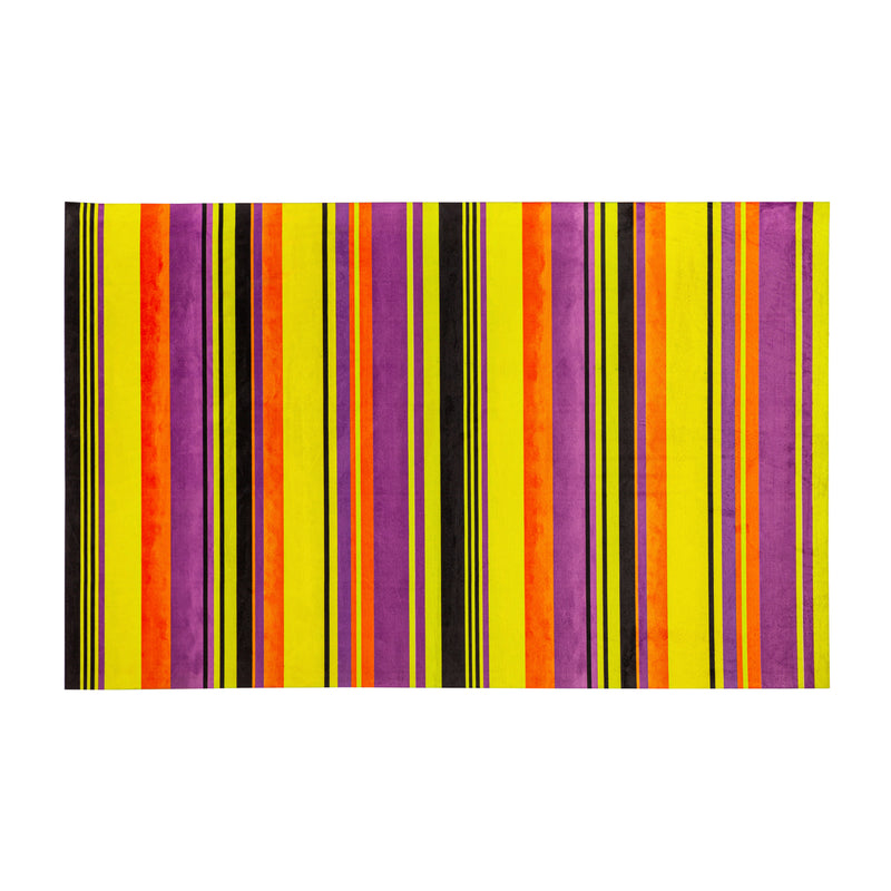 Evergreen Floormat,Halloween Stripe Layering Mat,42x0.08x26.5 Inches