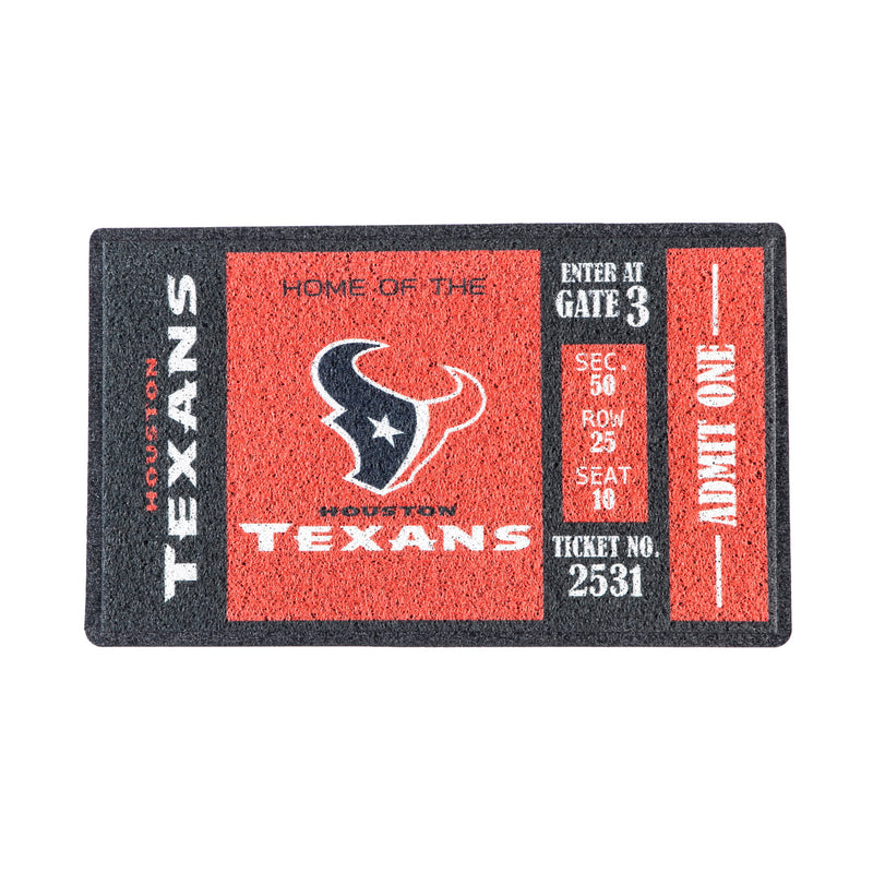 Evergreen Floormat,Turf Mat, Houston Texans,30x0.47x18 Inches