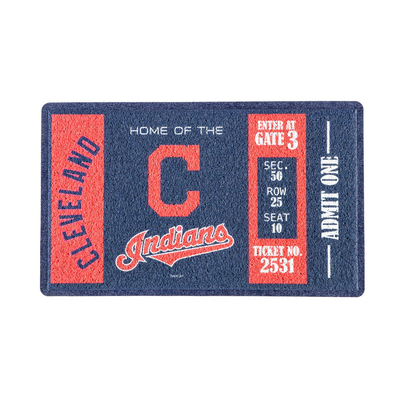 Turf Mat, Cleveland Indians,41lm4207