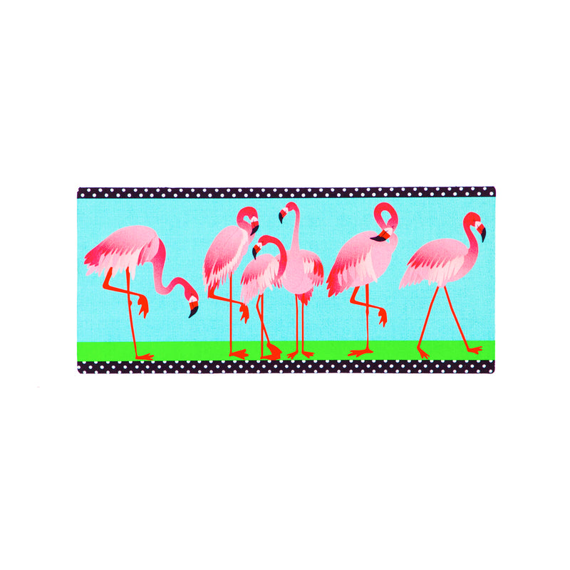 Evergreen Floormat,Flamingo Garden Sassafras Switch Mat,22x10x0.5 Inches