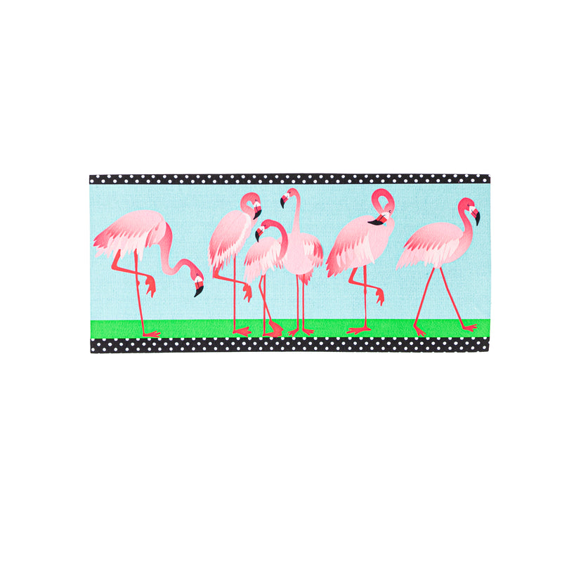 Evergreen Floormat,Flamingo Garden Sassafras Switch Mat,22x10x0.5 Inches