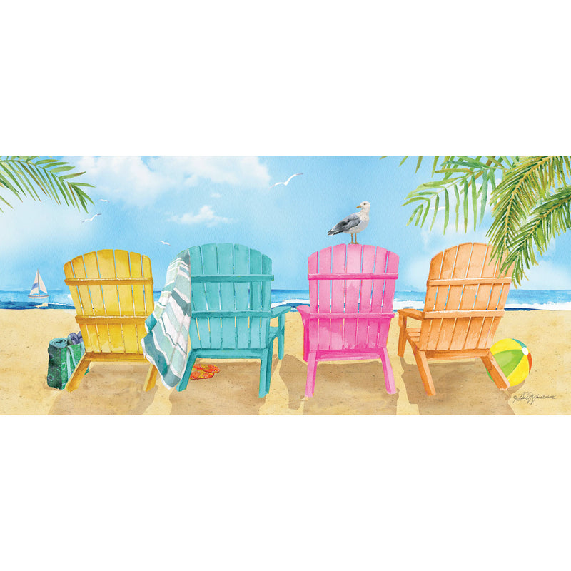 Evergreen Floormat,Beach Chairs Sassafras Switch Mat,22x0.2x10 Inches