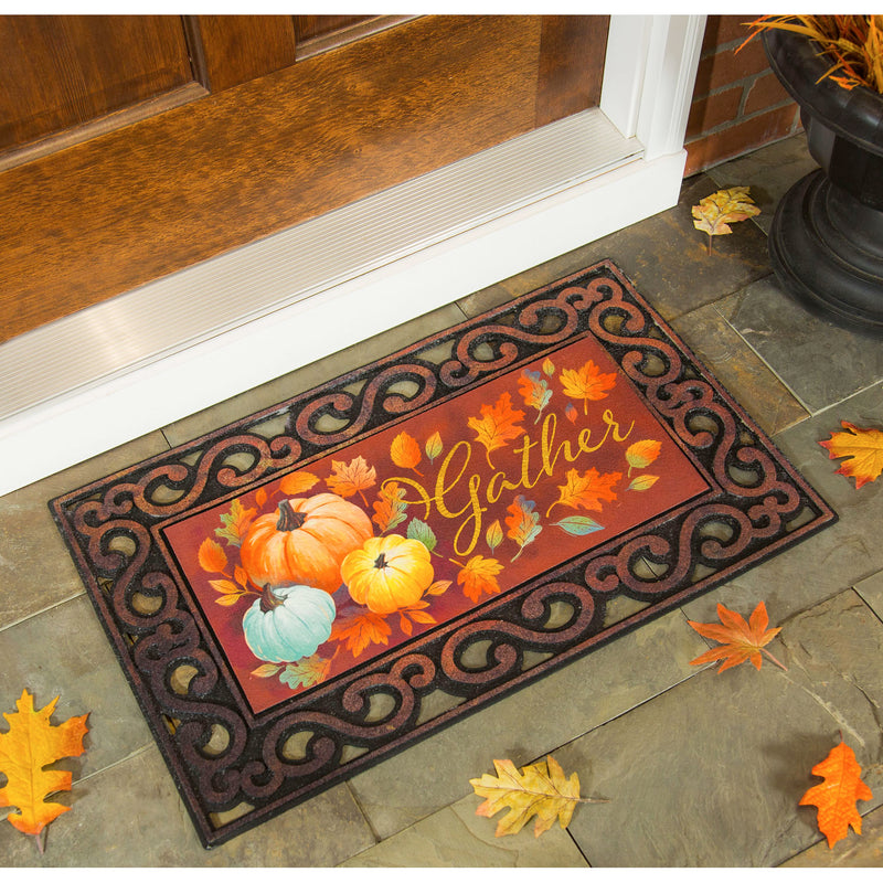 Evergreen Floormat,Crafted Harvest Sassafras Switch Mat,0.2x22x10 Inches