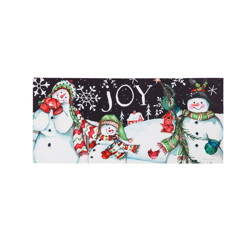Snowman Holiday Sassafras Switch Mat