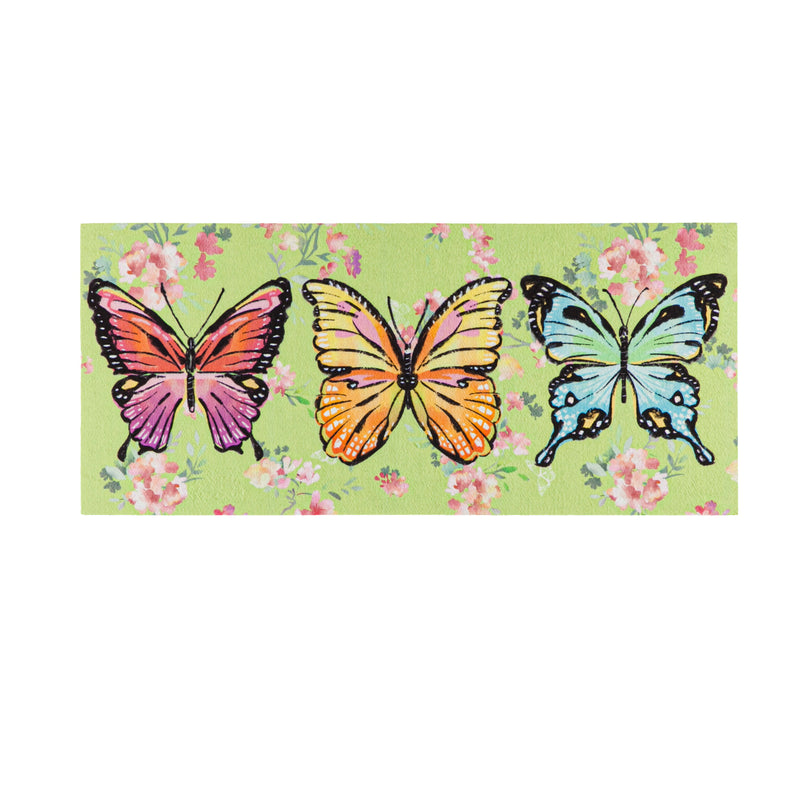 Evergreen Floormat,Butterfly Fields Sassafras Switch Mat,0.25x22x10 Inches