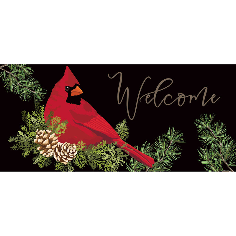 Evergreen Floormat,Cardinal and Evergreen Sassafras Mat,0.2x22x10 Inches