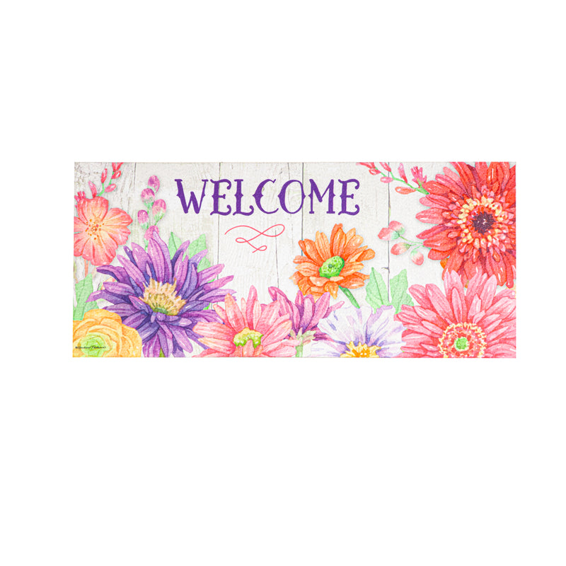 Evergreen Floormat,Welcome Home Spring Sassafras Switch Mat,0.25x22x10 Inches