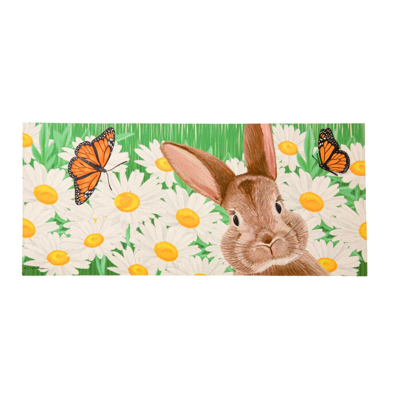 Evergreen Floormat,Hello Bunny Sassafras Switch Mat,22x0.2x10 Inches