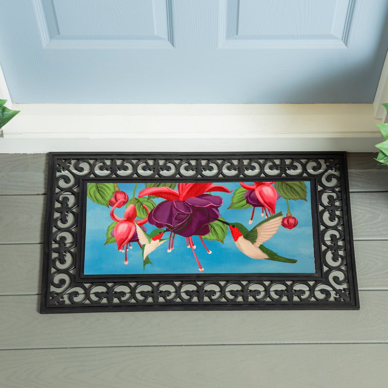 Evergreen Floormat,Hummingbirds Sassafras Switch Mat,22x0.2x10 Inches