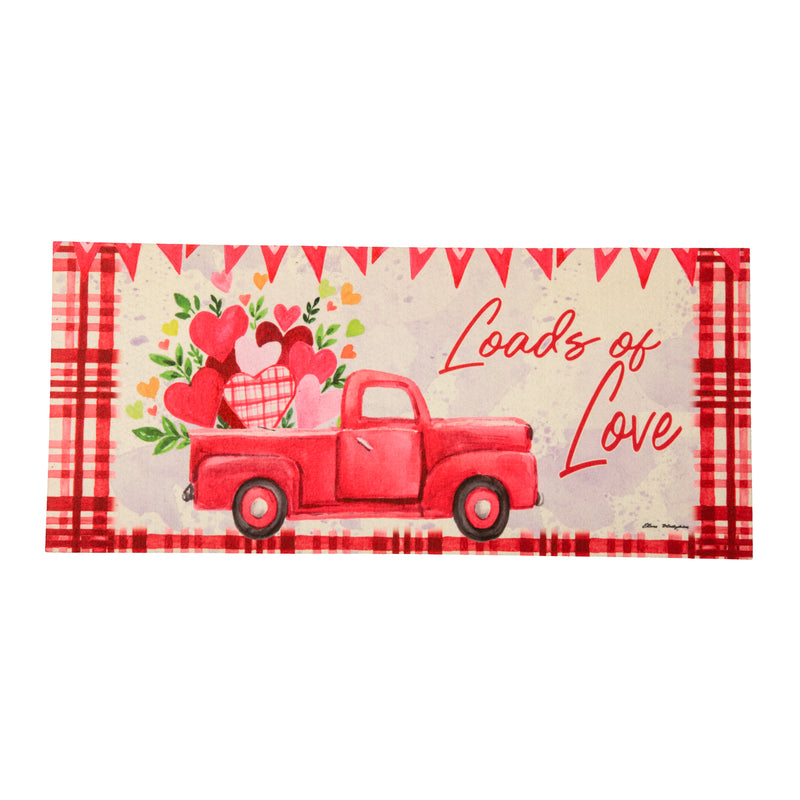 Evergreen Floormat,Loads of Love Sassafras Switch Mat,22x0.2x10 Inches