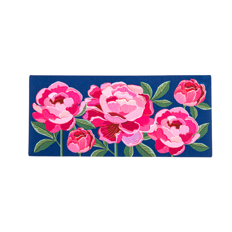 Evergreen Floormat,Peony Garden Welcome Sassafras Switch Mat,0.2x22x10 Inches