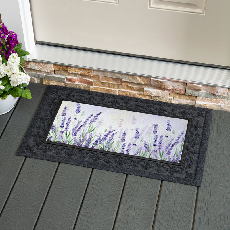 Evergreen Floormat,Lavender Fields Sassafras Switch Mat,0.2x22x10 Inches