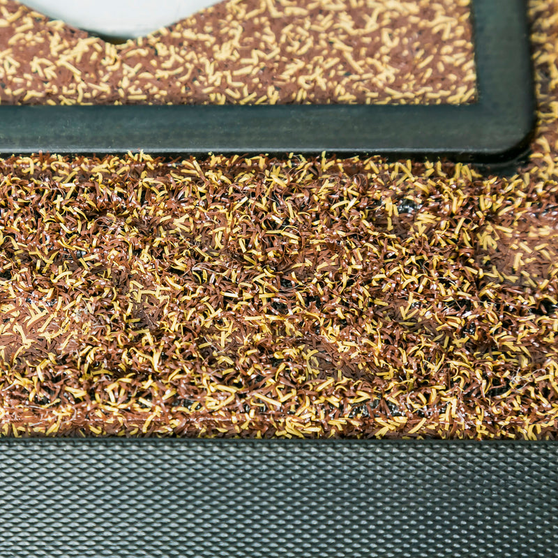 Brown Scroll Sassafras Mat Tray