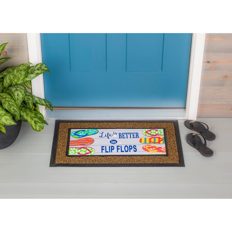 Brown Scroll Sassafras Mat Tray