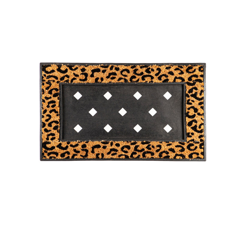 Animal Print Coir Sassafras Mat Tray