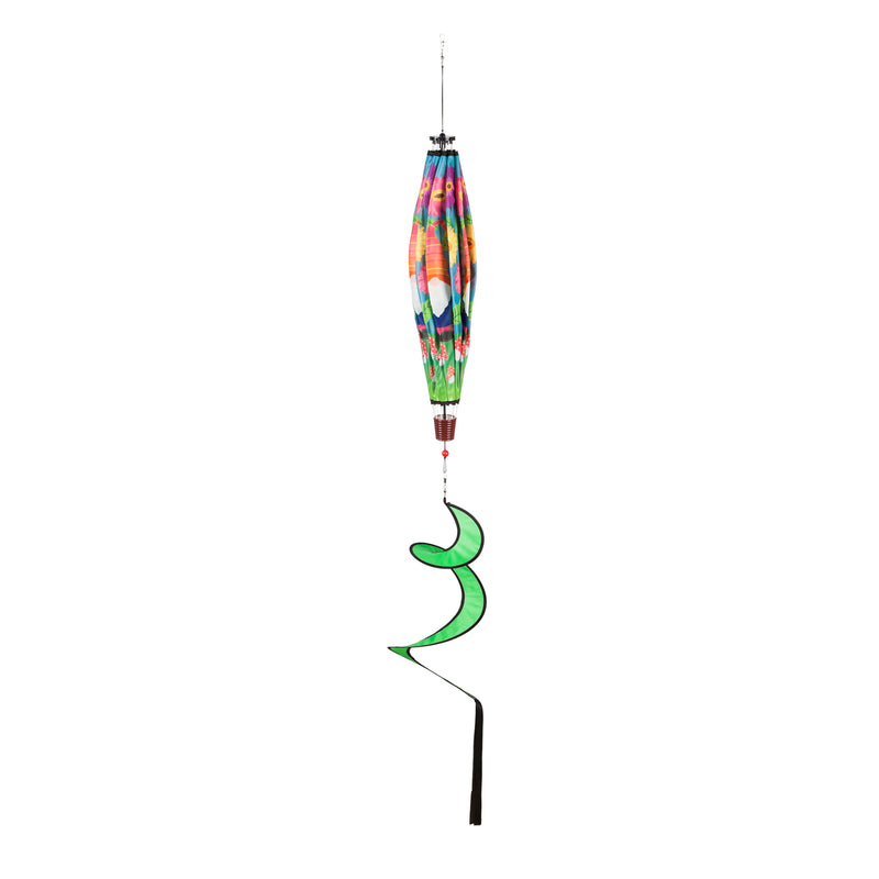 Evergreen Ballon Spinner,Garden Gnome Balloon Spinner,55x15x15 Inches