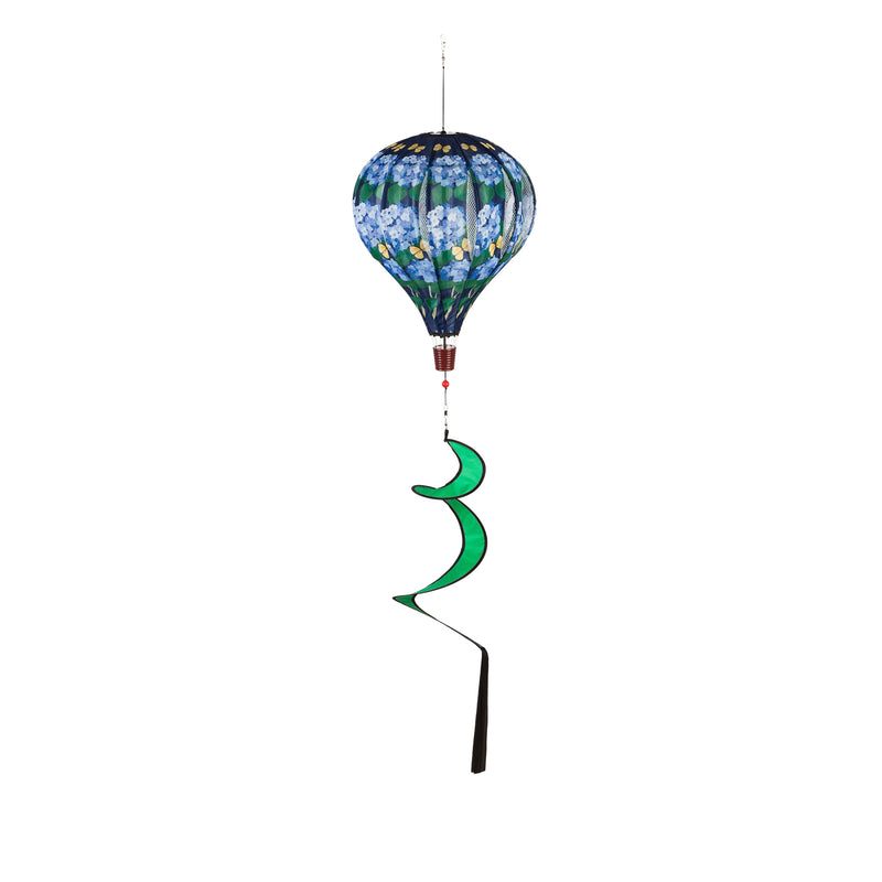 Evergreen Ballon Spinner,Hydrangea Blossoms Balloon Spinner,55x15x15 Inches