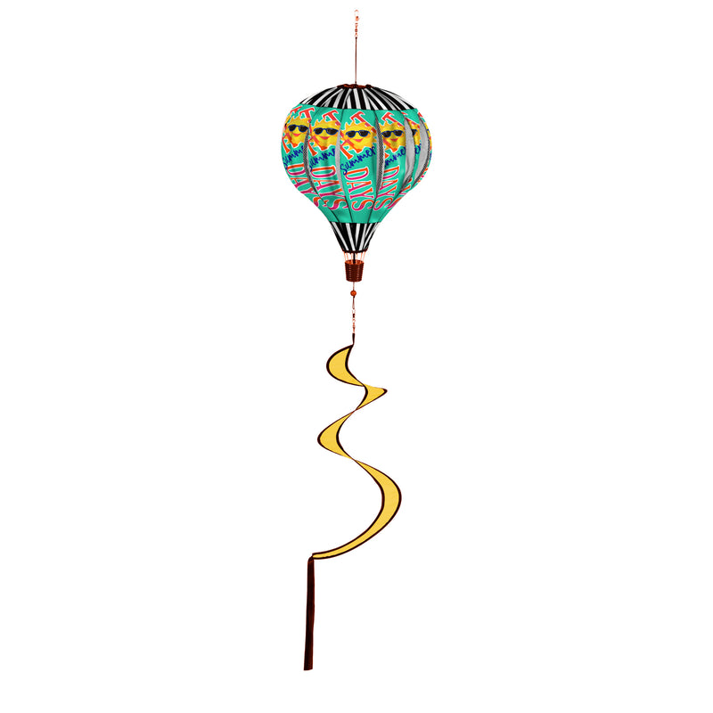 Evergreen Ballon Spinner,HOT Summer Sun Balloon Spinner,15x55x15 Inches