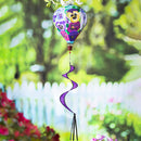 Pansy Garden Burlap Balloon Spinner,45bb455