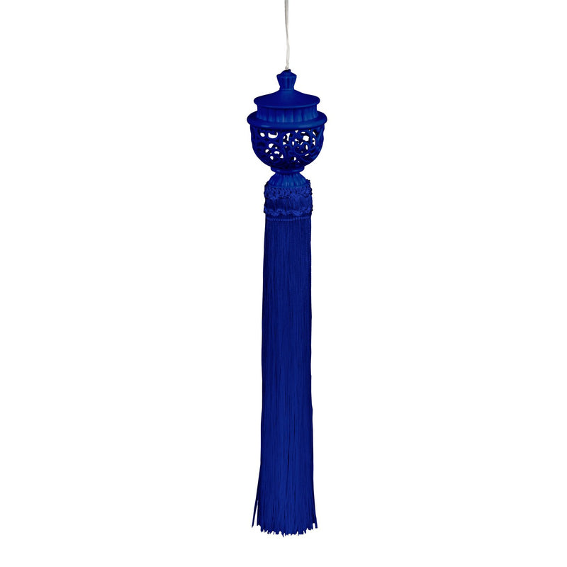 Lighted Tassel, Blue,  3"x45.5"x3"inches