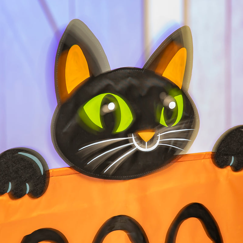 Halloween Trio Fabric Stake, 3 Asst,47fs058