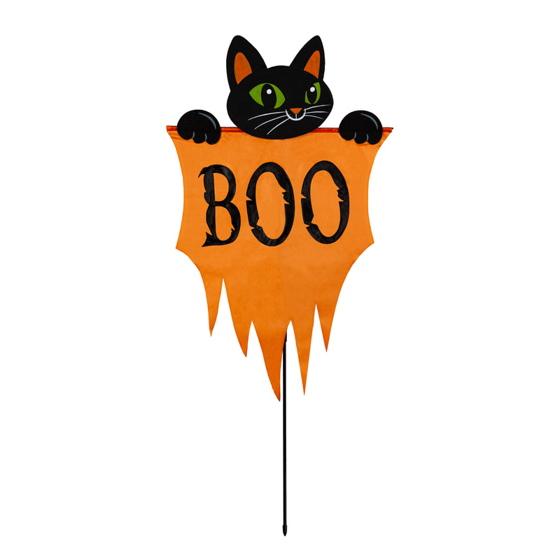 Halloween Trio Fabric Stake, 3 Asst,47fs058