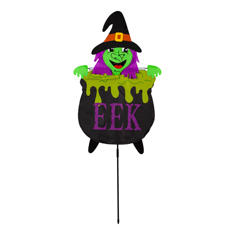 Halloween Trio Fabric Stake, 3 Asst,47fs058