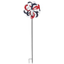 48"H Wind Spinner Garden Stake, Americana,47m2181
