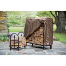 Medium Heavy Duty Steel Wood Rack with Finial Design, 47"x44"x14"inches