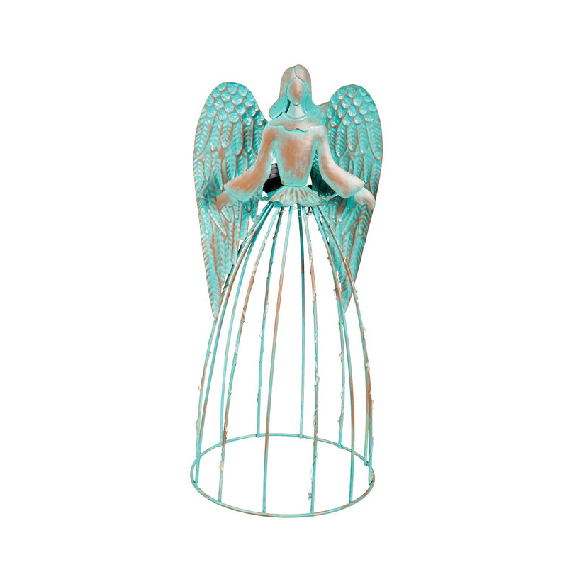 21"H Metal Angel Garden Statuary/Trellis, 9"x9"x21"inches