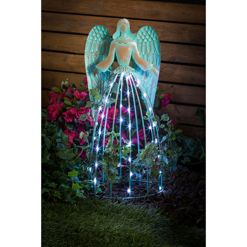 21"H Metal Angel Garden Statuary/Trellis, 9"x9"x21"inches