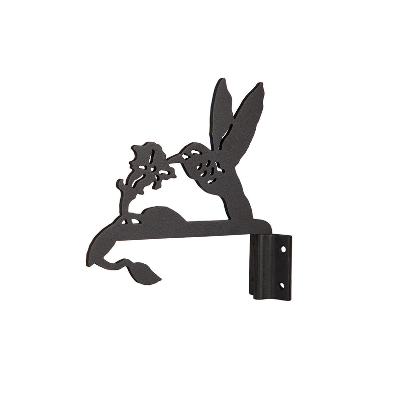 Laser Cut Decorative Metal Hanger  Hummingbird, 7.7"x0.16"x0"inches