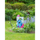 Metal Outdoor Sculptural Decor for Displaying Planter or Flag,47m3786