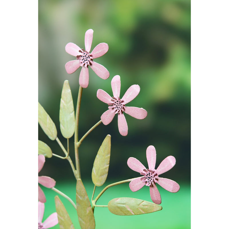 Artisan Florals Metal Garden Stake, Set of 2, 9"x1"x31"inches