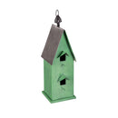 Holiday Greenhouse Metal Bird House Statuary, Light Green,47m5585