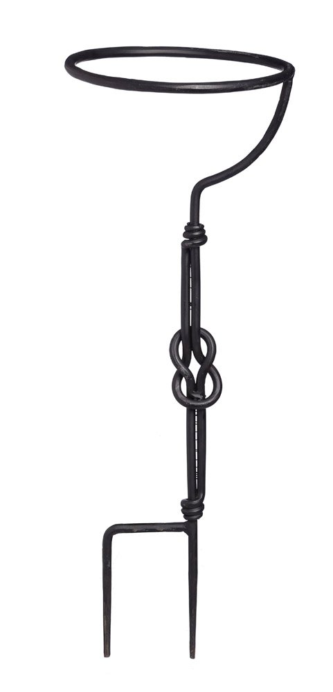 Wrought Iron Gazing Ball Stand, 9.05"x30"x9.05"inches
