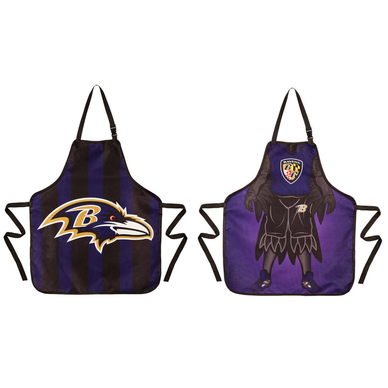 Team Sports America Baltimore Ravens, Double Side Apron