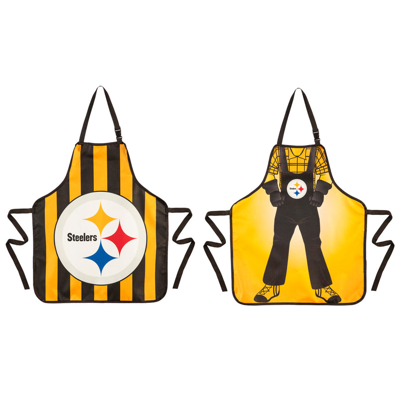 Team Sports America Pittsburgh Steelers, Double Side Apron