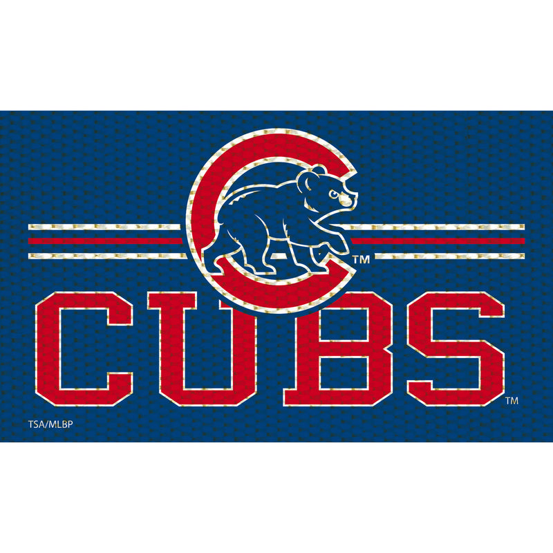 Chicago Cubs, Indoor/Outdoor Rug 3x5,20.1"x16"x0.6"inches