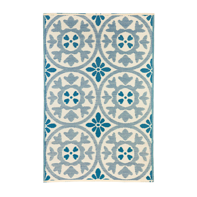 Reversible Weather-resistant Rug Tile 3'x5',36"x60"x0.02"inches