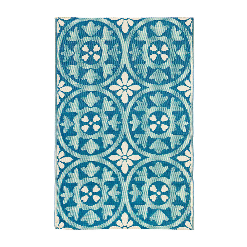 Reversible Weather-resistant Rug Tile 3'x5',36"x60"x0.02"inches