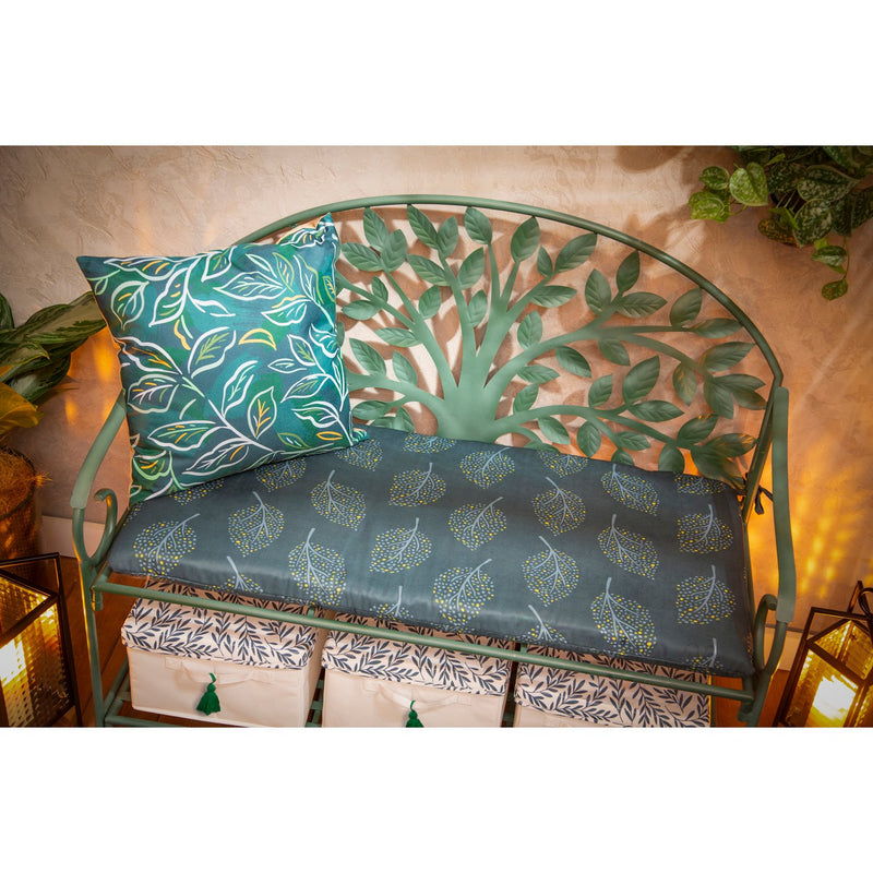 Tree of Life Indoor/Outdoor Square Pillow, 18'' x 2'' x 18'' inches